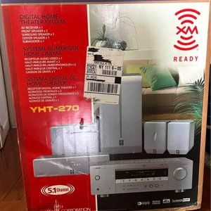 Yamaha YHT-270 Digital Home Theater System Receiver HTR5930 & NS-P270/P276 Spk.